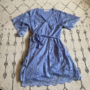 Francesca’s Lace Wrap Dress 💜